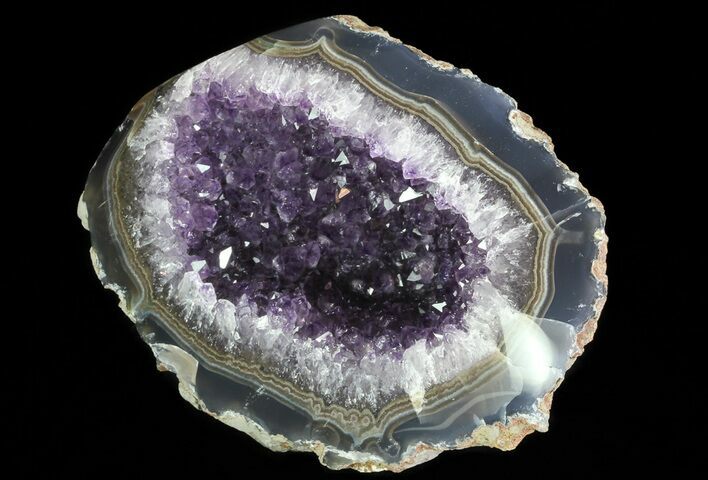 Purple Amethyst Geode - Uruguay #66701